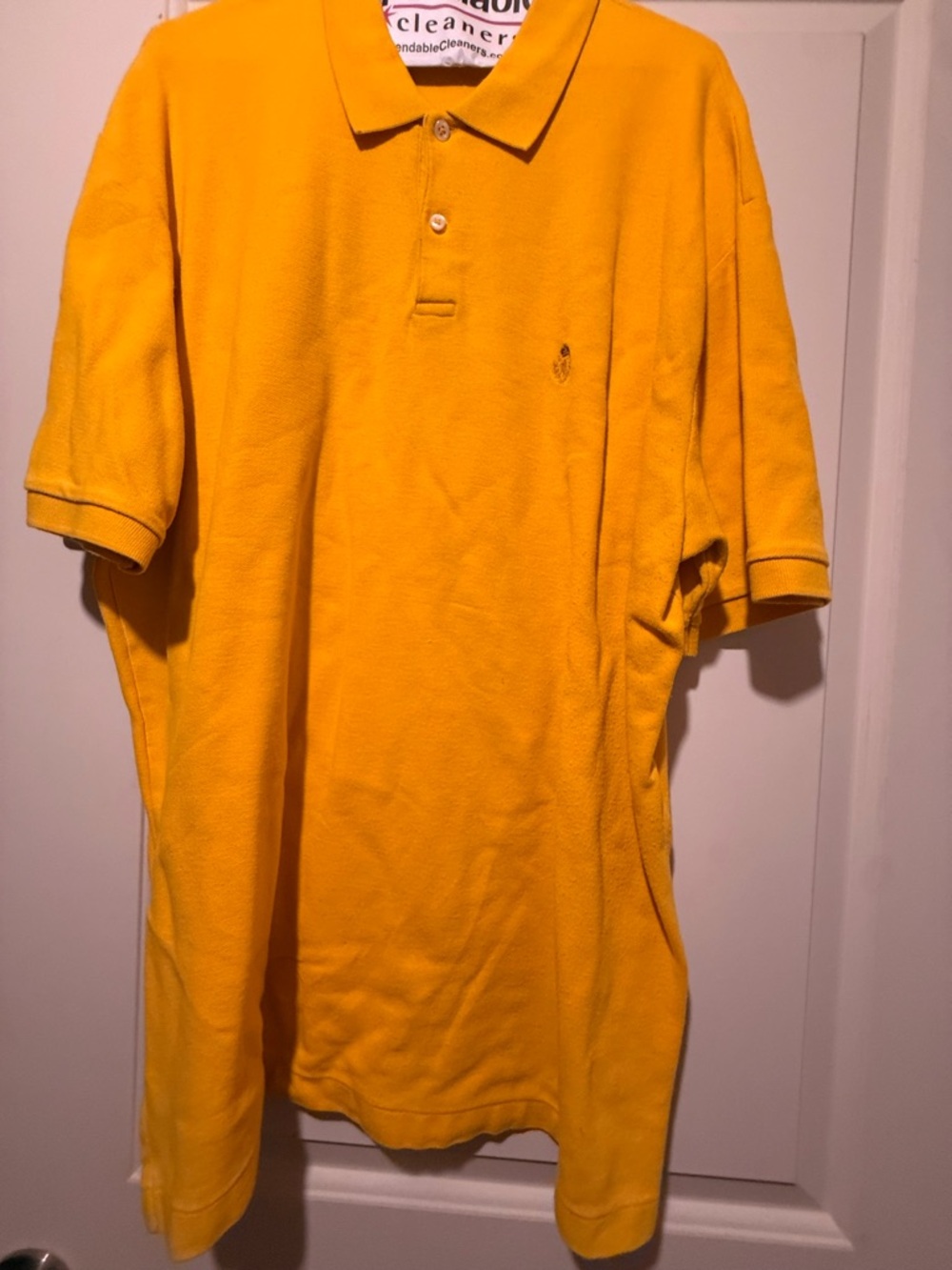 Ralph Lauren Men’s Yellow Polo Shirt with Embroidered Pony